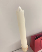 Load image into Gallery viewer, Yoscenn scented candle, 4 tall cone candles-10 inch white drip-free, odorless dinner candle-paraffin wax with cotton wick-8 hours burning time