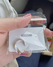 Load image into Gallery viewer, BOOSINI earrings,Lightweight Chunky Open Hoops丨 Hoop Earrings for Women