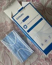 Load image into Gallery viewer, Gitibaba-Single Use Disposable Blue Face Mask, Pack of 3-Ply Masks Facial Cover with Elastic Earloops Great For Home, Office, School, and Outdoors