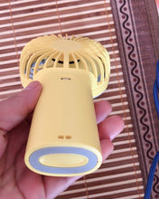 Load image into Gallery viewer, OOTSUN portable fan, portable mini personal fan with mobile power supply | USB rechargeable 2600mAh battery | Handheld desk fan