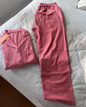 Load image into Gallery viewer, mongxian Pajamas,Women's Long Sleeve Sleepwear Soft Button Down Loungewear Pjs Set Nightwear