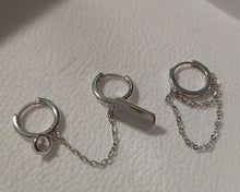 Load image into Gallery viewer, Wiydsha Classic Fashion Sterling Silver Round Bar Drop Earrings