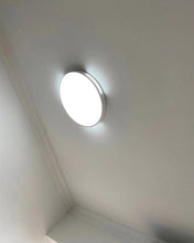 Load image into Gallery viewer, yursuda ceiling light, LED ceiling light living room white, 15.8 inch thin modern recessed bedroom lighting fixture, 3 color temperature in 1 (3000k/4000k/6000k), 24w round 0.94 inch thickness