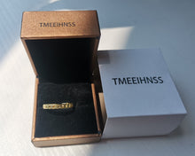 Load image into Gallery viewer, TMEEIHNSS 14K Gold Plated  Ring Braided Gold Plated Ring
