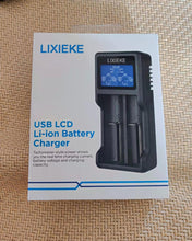 Load image into Gallery viewer, LIXIEKE battery charger,Rechargeable Battery Charger with 8 AA and 8 AAA High-Capacity NiMH Rechargeable Batteries