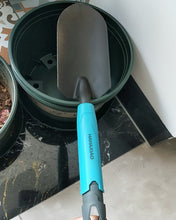 Load image into Gallery viewer, HAHAXIAO gardening tools, garden anti-bend garden shovel, 10 inches long x 3.2 inches wide carbon steel garden shovel anti-rust PE Ergo grip 10 years warranty garden hand tools for planting, weeding, moving and leveling the soil