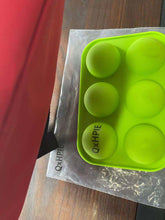 Load image into Gallery viewer, QxHPIE 6 Holes Half Sphere Silicone Molds, 2 Packs Medium Semi Sphere Silicone Mold For Baking Chocolate Bomb, Dome Cake, Jelly - Green