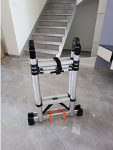 Load image into Gallery viewer, YOOKOO metal ladder,Folding Ladder Aluminum Telescopic Extension Steps | Slow Down Design Multi-Purpose Ladder