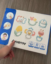 Load image into Gallery viewer, AYORTOY baby toys, teething toys silicone hands, chew toys for toddlers and newborns