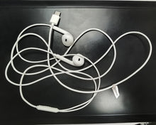 Load image into Gallery viewer, Meowster earphone, with Connector in Ear Headphones with Built in Microphone Hands Free Calling and Track Controls, White