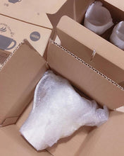 Load image into Gallery viewer, LvMiHOME coffee cup-ceramic coffee, tea or chocolate cup-4 trays, 4 handle coffee cups, 1 tall mug with espresso spoon