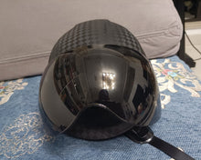 Load image into Gallery viewer, QC safety helmet ,Motorcycle Visor Flip up Modular Full Face Model ( Matte Black)