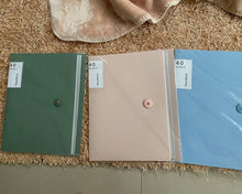 Load image into Gallery viewer, Neudeco File Folder, Extension Folder with Tabs, Elastic Buckle Closure, A4 Paper File Organizer for Home School Office, Pack of 3