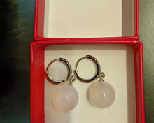 Load image into Gallery viewer, urlifx Earrings,Silver Tone Clear Crystal Glass Leverback Drop & Dangle Earrings