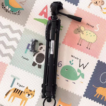 Load image into Gallery viewer, aiffoto tripod for camera ,Professional Heavy Duty Aluminum Twin Tube Tripod, K3 Fluid Head, Mid-Level Spreader, Max Loading 13.2 LB, DSLR Camcorder, Plus 1 Bonus Quick Release Plate