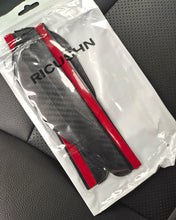 Load image into Gallery viewer, RICUSHN 2 Pcs Smoked Black Mirror Rain Visor Smoke Guard, Rear View Side Mirror Rain Eyebrow