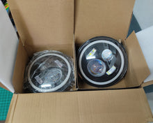 Load image into Gallery viewer, Aeobell Headlights for automobile,White Round LED Reverse Back Up Light w/Surface Mount Grommet Plugs Trailer  Lights for Truck Trailer Jeep