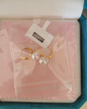 Load image into Gallery viewer, FRAGRANS Handpicked AAA+ Quality Freshwater Cultured Pearl Earrings Leverback Dangle Stud Pearl Earrings