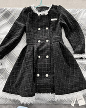 Load image into Gallery viewer, UJAKEL dress, long sleeved round neck elegant button-embellished dress