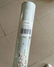 Load image into Gallery viewer, Aicoos wrapping paper,Holiday Wrapping Paper Bundle with Cut Lines on Reverse, Elegant Woodland Pinecones, Snowflakes, Blue, Gold