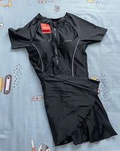 Load image into Gallery viewer, HZMSYQ Short Sleeve Swimsuits One Piece Zipper Bathing Suit Surfing Swimwear