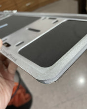 Load image into Gallery viewer, Vongfong License Plate Frame, 100% Stainless Steel New Mirror Polished License Plate Frame Bracket With Nut, Pack of 2