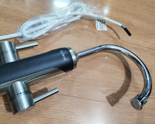 Load image into Gallery viewer, Aowoo faucet, kitchen faucet with pull-down nozzle, high arc single handle kitchen sink faucet with pull-out sprayer, commercial modern stainless steel kitchen faucet