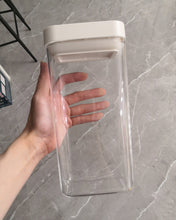 Load image into Gallery viewer, FANPUDA container-sealed food storage-used for bulk food, etc., transparent, square-bulk food