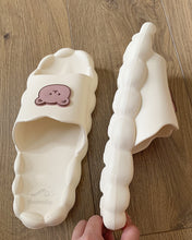 Load image into Gallery viewer, CrescentBay slippers,Open Toe Slippers for Women|Womens Cute  Bear    |flip Flops Indoor House Thong Slide