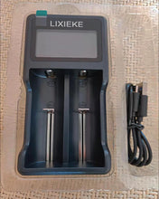 Load image into Gallery viewer, LIXIEKE battery charger,Rechargeable Battery Charger with 8 AA and 8 AAA High-Capacity NiMH Rechargeable Batteries
