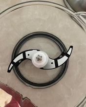 Load image into Gallery viewer, OUTUO electric meat grinder, electric food chopper with 2L stainless steel bowl 4 double-blade 2-speed meat grinder 350W, suitable for vegetables, fruits, cheese and meat