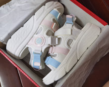 Load image into Gallery viewer, WYCHUN Women's Orthotic Sandals Strap Wedge Walking Sandals with Fasciitis Sandals for Flat Feet