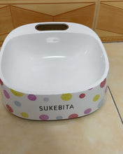 Load image into Gallery viewer, SUKEBITA pet feeding container, plastic cat bowl, cute, chew-proof