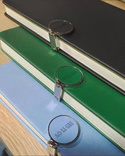 Load image into Gallery viewer, AO LI GEI blank journal,Minimalism Art, Premium Hard Cover Notebook Journal, Gusseted Pocket, Ribbon Bookmark, Extra Thick Ink-Proof Paper 120gsm, San Francisco (Plain, Green)