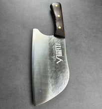 Load image into Gallery viewer, XIAOYUREN Cleavers, hand forged meat cleaver, heavy duty, high carbon steel meat cleaver