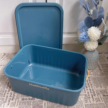 Load image into Gallery viewer, Halibutfly Storage Container BinLarge CapacityDurable Plastic Household Organizer Bins with Lid