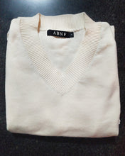 Load image into Gallery viewer, ABNF knitted dress, women's long-sleeved V-neck pleated tight-fitting dress, wool knitted dress