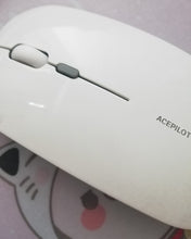 Load image into Gallery viewer, ACEPILOT mouse, computer wireless mouse. Rechargeable ultra-thin silent mouse 2.4G portable mobile optical office mouse