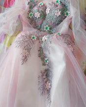 Load image into Gallery viewer, GOBLOVS Masquerade costume, Dress Sequin Art Deco Flapper Dress with Sleeve