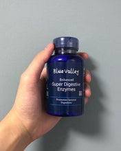 Load image into Gallery viewer, Blue Valley enzyme dietary supplement, contains 18 kinds of super plant enzymes, supplements to help break down fat, protein and carbohydrates to promote digestion, rich in vitamins