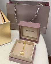 Load image into Gallery viewer, Rofeego 18K Gold Pendant Necklace Simple Necklaces Minimalist Delicate Jewelry Gift