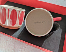 Load image into Gallery viewer, Kpfonyy cups,Ceramic Coffee Mug with Handle Tea Cup Large 13.5 oz Stackable Hand Painted Set of 2