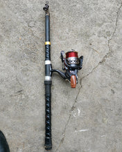 Load image into Gallery viewer, HASVNKOM fishing tools,Fishing Rod Reel Combo Set Premium Pocket Collapsible Fishing Pole Kit Telescopic Fishing Rod + Spinning Reel Combo Kit 1M / 1.4M / 1.6M / 1.8M / 2.1M