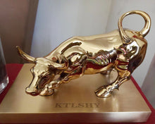 Load image into Gallery viewer, KTLSHY-Bull Metal Statue,Sculpture Animal Decorative Statue Home Art