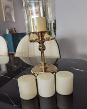 Load image into Gallery viewer, MUASDC glass candle holder, tea light candle holder, tall and elegant glass fashion design, very suitable for weddings, home decoration, parties, table setting and gifts