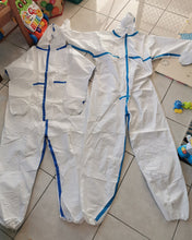 Load image into Gallery viewer, HEAITH medical protective overalls, disposable overalls that provide full protection, with reinforced isolating seams, elastic cuffs and hood (XL)