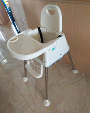 Load image into Gallery viewer, Toremore baby high chair, space saving, detachable tray, baby chair, car travel, three-point seat belt, adjustable footrest, non-slip foot