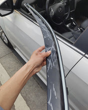 Load image into Gallery viewer, TOMYEUS Vehicle Rain Shield,Tinted Smoke In-Channel Window Visor Deflector Rain Guard