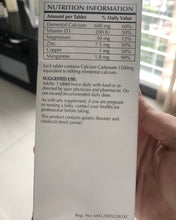 Load image into Gallery viewer, Life Partner Calcium supplement,Calcium Supplement with Vitamin D3 - High Potency 1300mg Calcium Carbonate Supports Bone Health & Vitamin D3 for Immune Support & Fast Absorption - Non-GMO, for Women & Men - 60 Tablets