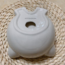 Load image into Gallery viewer, MOONXIAN pet feeding bowl,Ceramic Raised Pet Feeding Food Water Bowls  Stand for 2 Cats Kitten Small Dogs Puppy Dishwasher Safe